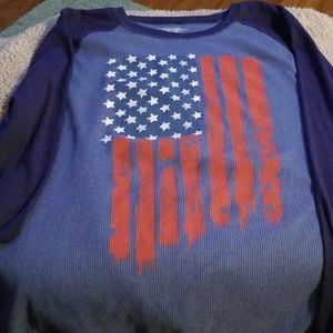 Patriotic long sleeved shirt